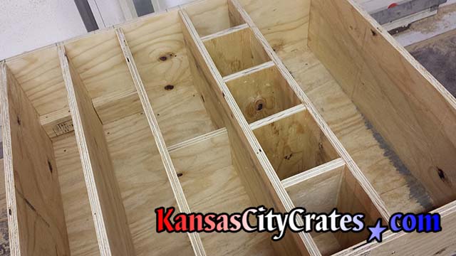 Highly detailed crate interior engineered to hold sensitive instruments