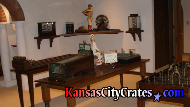 6 antique arcade games at mansion in Kansas City.