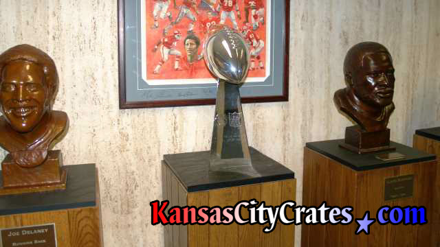 Kansas City Chiefs Superbowl IV trophy.