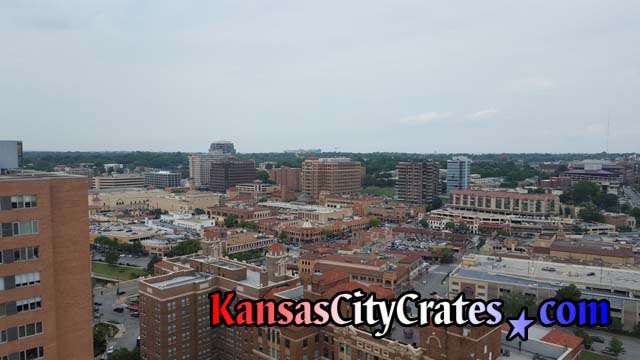 Photo taken from the top floor of the Sulgrave condos of the Country Club Plaza